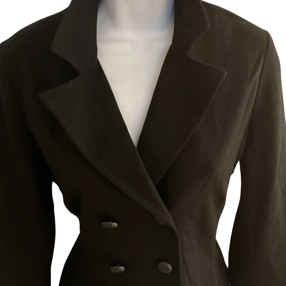 Cabi Coulette Blazer - S black rayon nylon spandex. , double breasted